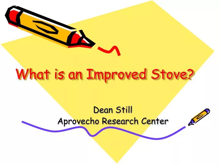 what is an improved stove