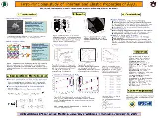 First-Principles study of Thermal and Elastic Properties of Al 2 O 3