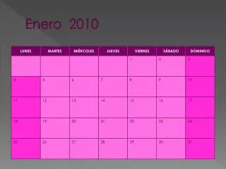 enero 2010