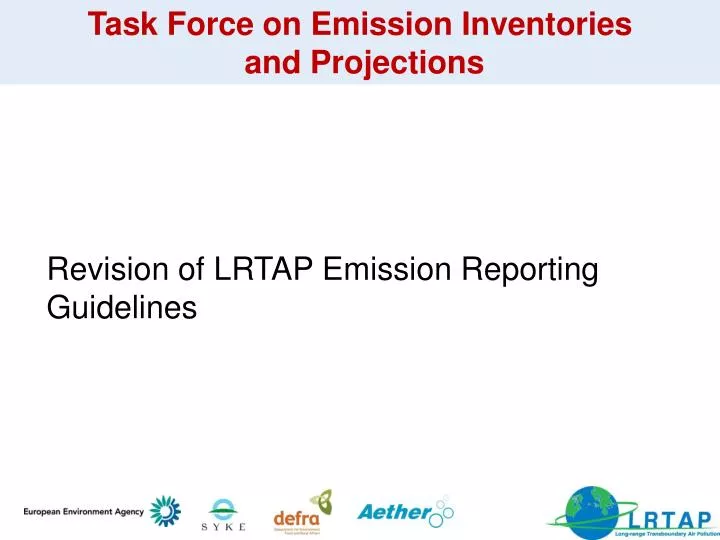 task force on emission inventories and projections