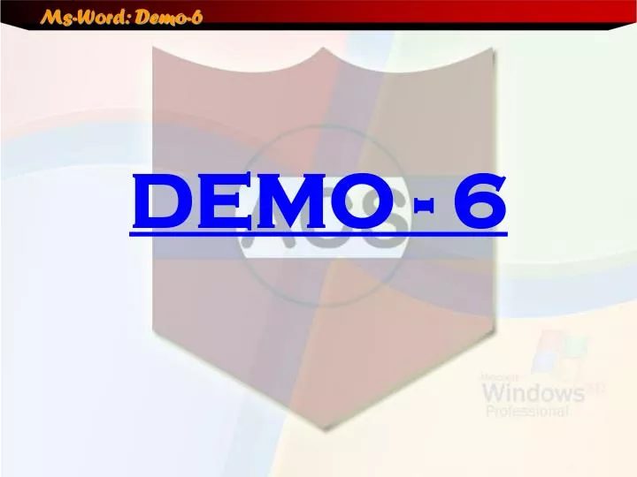 demo 6