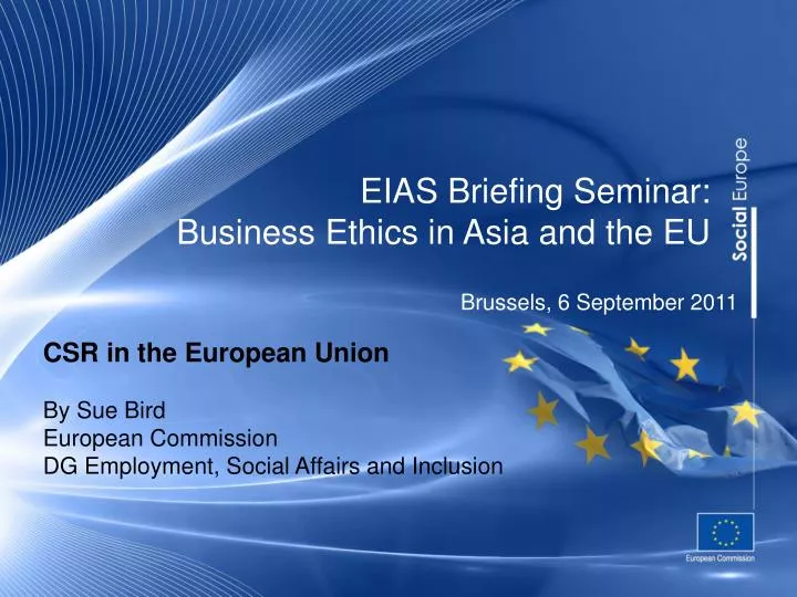 eias briefing seminar business ethics in asia and the eu