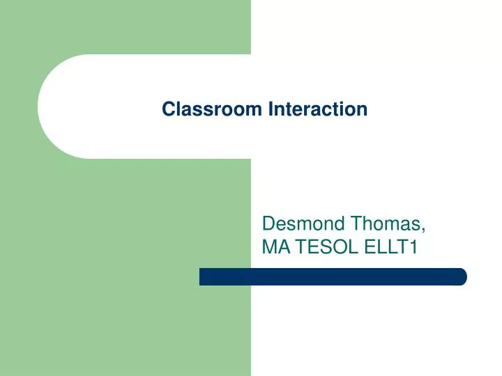 classroom interaction