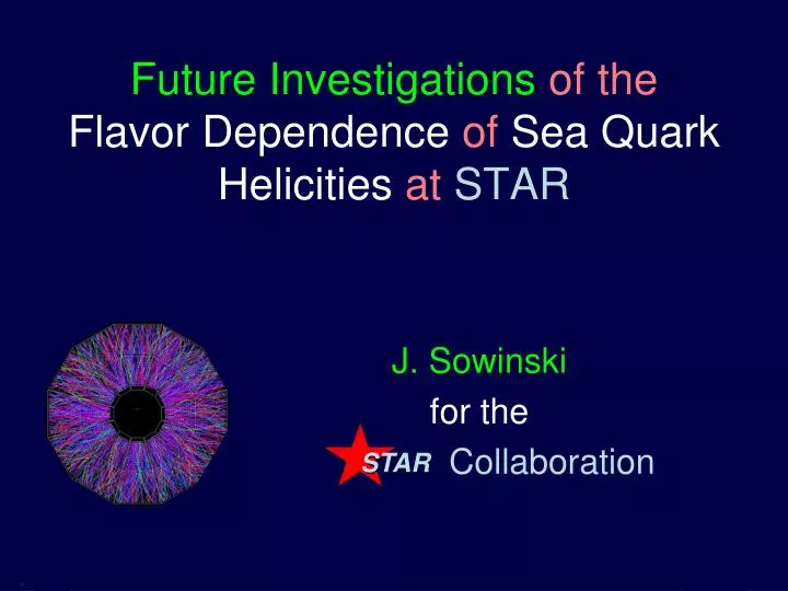 future investigations of the flavor dependence of sea quark helicities at star