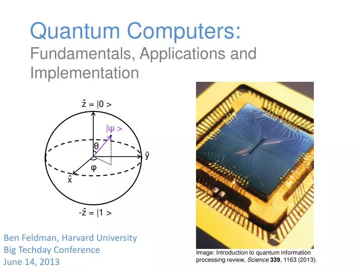 quantum computers fundamentals applications and implementation