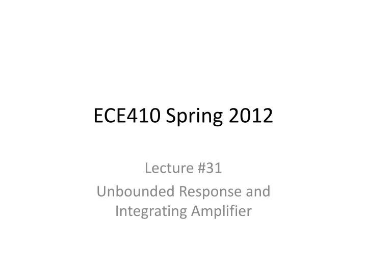 ece410 spring 2012