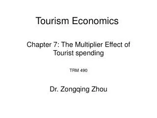 Tourism Economics