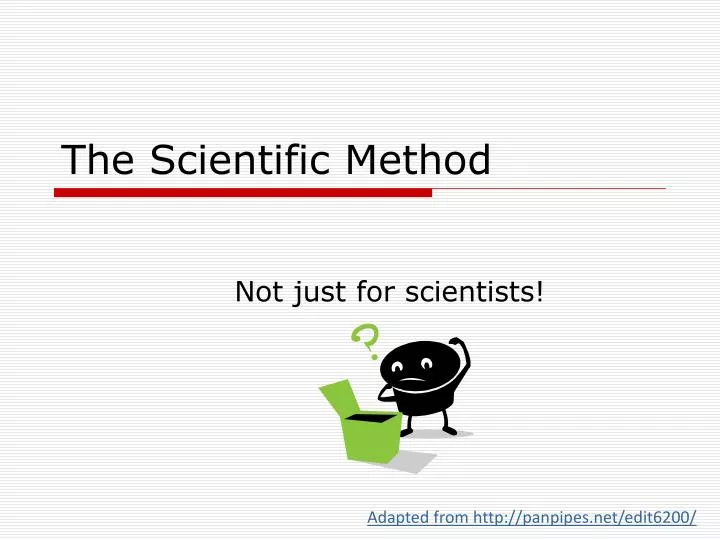 the scientific method