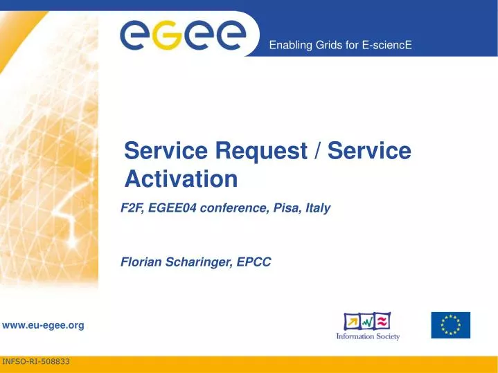 service request service activation