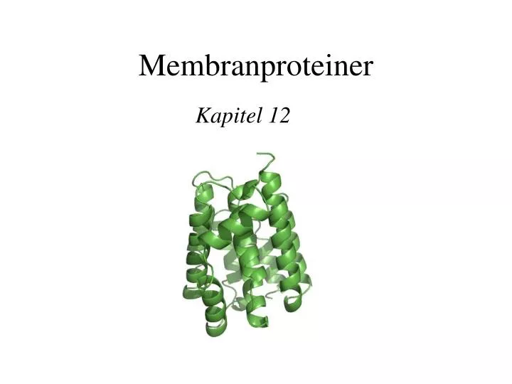 membranproteiner