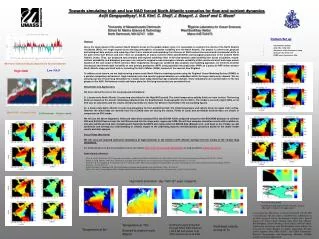 1 University of Massachusetts Dartmouth					 2 Bigelow Laboratory for Ocean Sciences