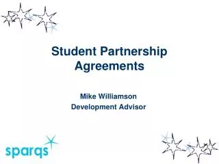 Student Partnership Agreements