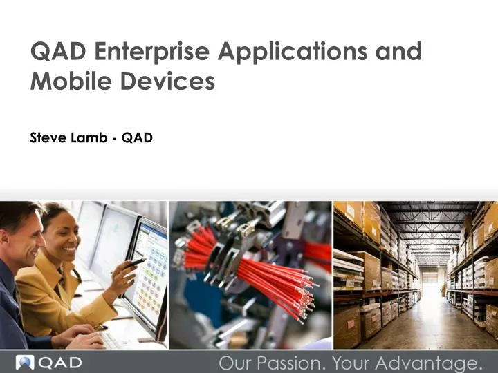 qad enterprise applications and mobile devices