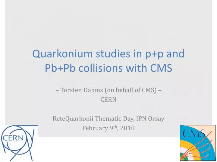 quarkonium studies in p p and pb pb collisions with cms
