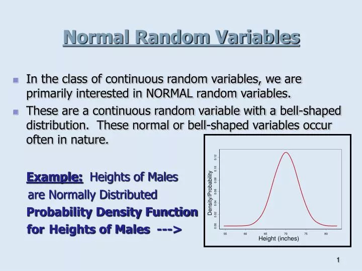 normal random variables
