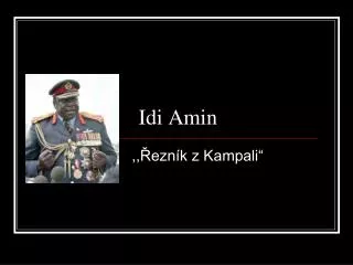 idi amin