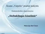 Paimame virtą kiaušinį ir padedame ant kolbos angos. - slide 1