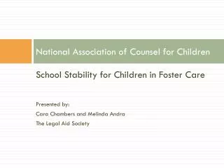 National Association of Counsel for Children