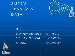 s i s t e m t r a n s m i s i d a t a