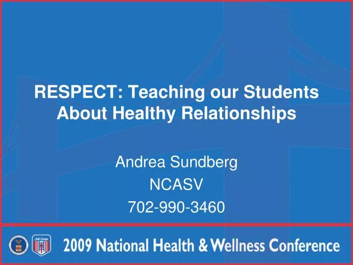 respect teaching our students about healthy relationships