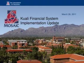 Kuali Financial System Implementation Update