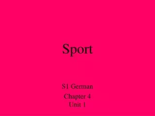 sport
