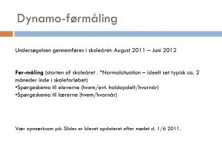 dynamo f rm ling