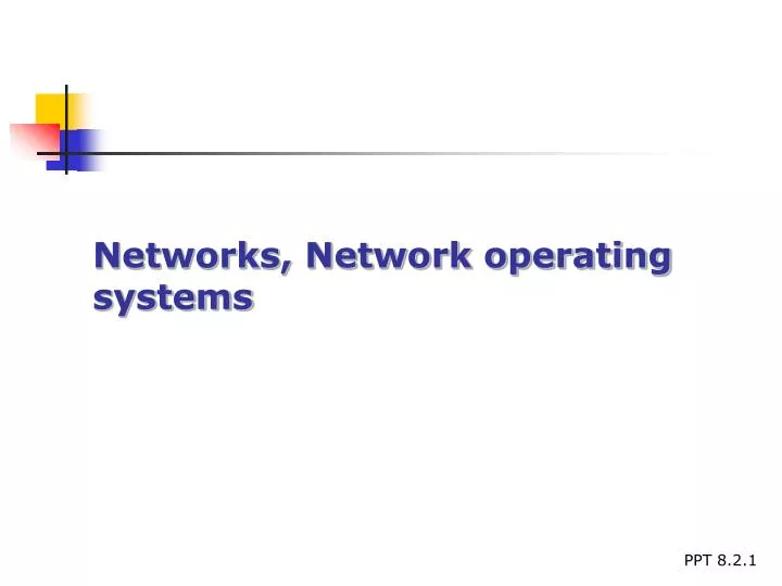 networks network operating systems