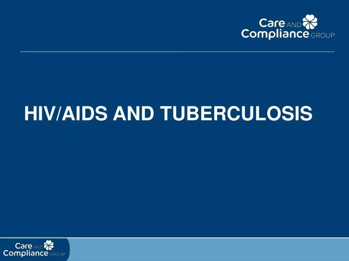 hiv aids and tuberculosis
