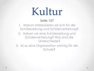 kultur