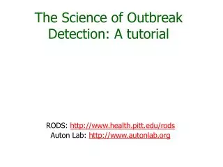 The Science of Outbreak Detection: A tutorial