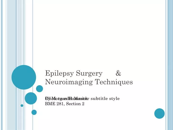epilepsy surgery neuroimaging techniques
