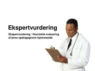 ekspertvurdering