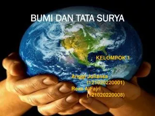 bumi dan tata surya