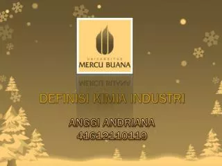 definisi kimia industri