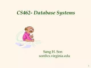 CS462- Database Systems