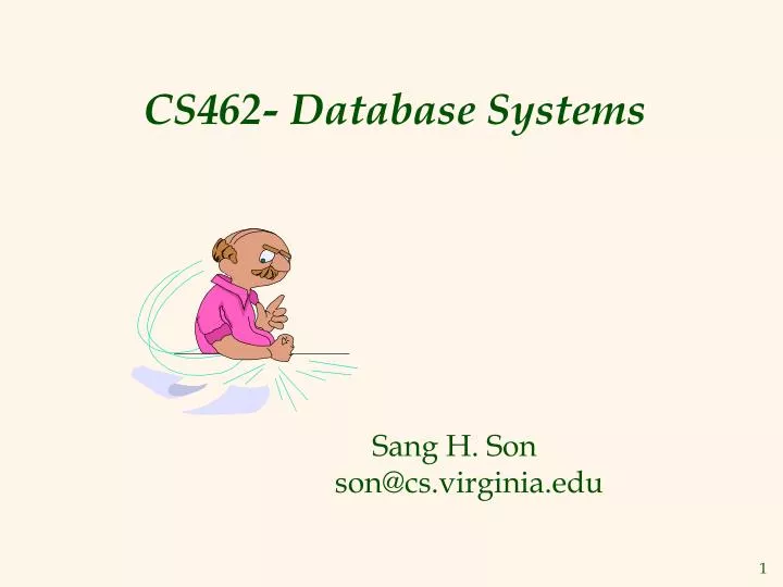 cs462 database systems