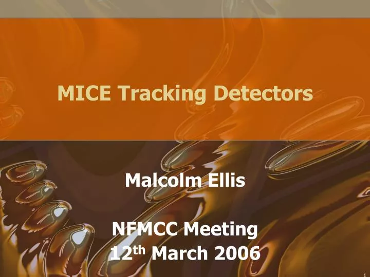 mice tracking detectors