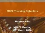 Updates on MICE Tracker Development, Light Yield Analysis, and Construction Plans - slide 1