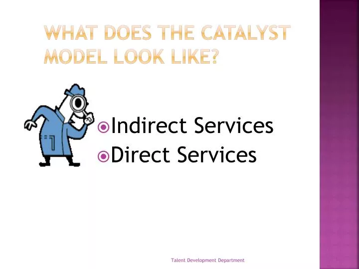 what does the catalyst model look like
