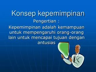 PPT - KONSEP KEPEMIMPINAN PowerPoint Presentation, Free Download - ID ...