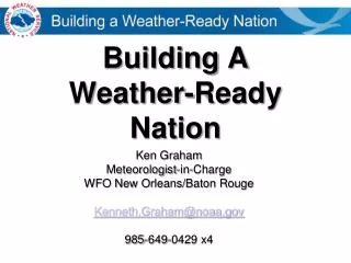 Building A Weather-Ready Nation