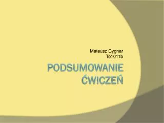 mateusz cygnar to1011b