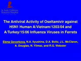 Oseltamivir Therapy for H5N1 Virus Infection