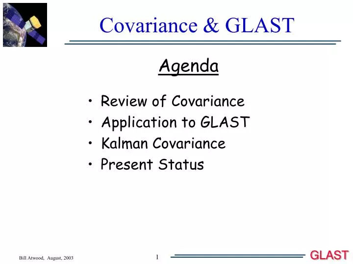 covariance glast