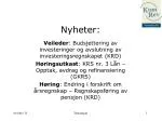 Nyheter: - slide 1