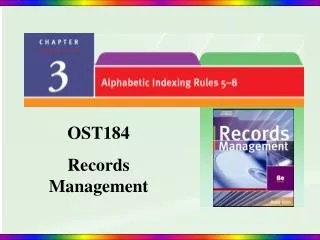 OST184 Records Management