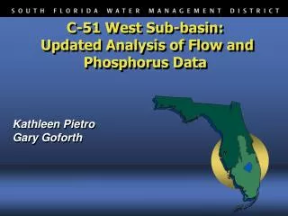 C-51 West Sub-basin: Updated Analysis of Flow and Phosphorus Data