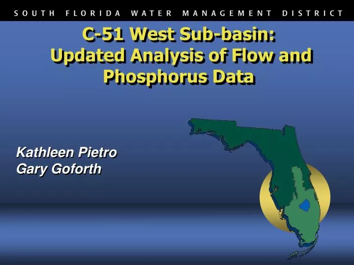 c 51 west sub basin updated analysis of flow and phosphorus data
