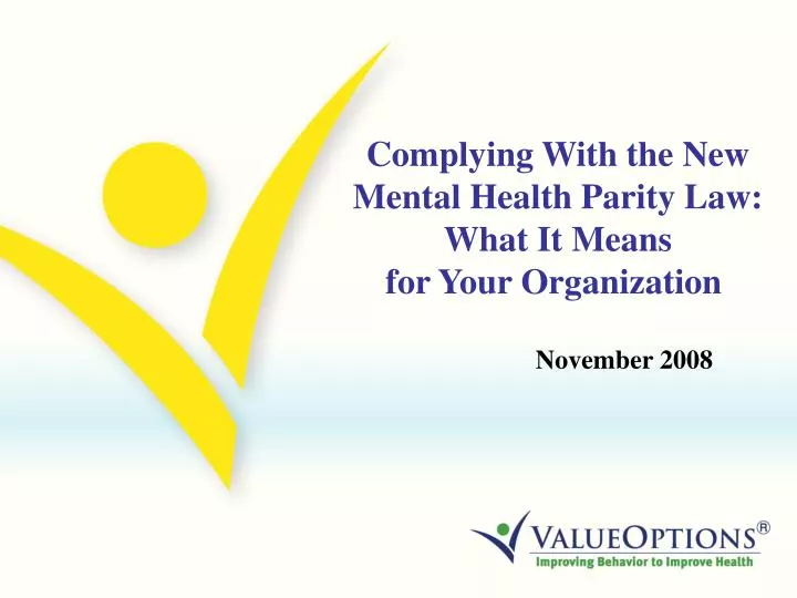complying with the new mental health parity law what it means for your organization